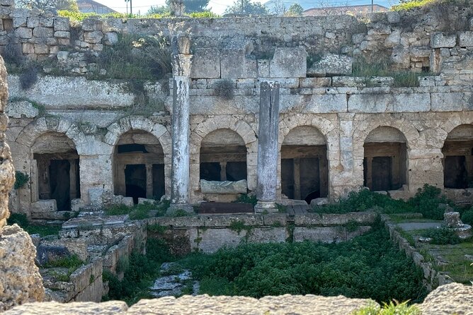 Biblical Corinth Taste Faith & History with wine & Oil Tasting - Lunch, shopping, and the taste of Corinth