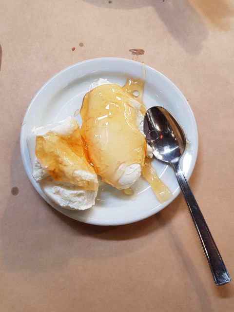 Breakfast in the markets with olive oil and honey tasting - Athinas Street, where Athens shops for ingredients