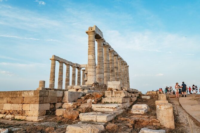 Cape Sounion and Temple of Poseidon Half-Day Small-Group Tour from Athens - Entering the Temple of Poseidon at Cape Sounion