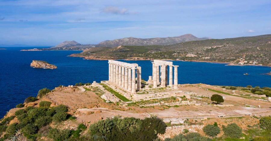 Cape Sounion: Self-Guided Highlights Audio Tour - Meeting the Temple of Poseidon