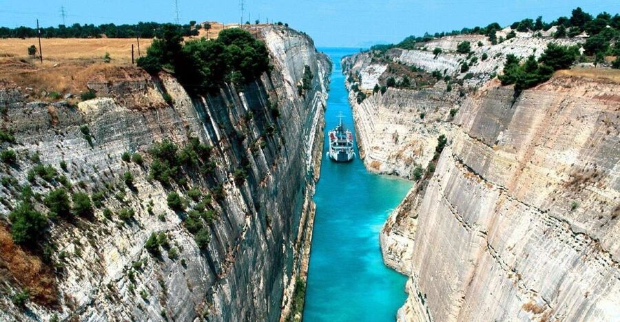 Corinth Canal, Corinth, Mycenae & Nafplion Argolis Tour - Ancient Corinth links Saint Paul with a major port