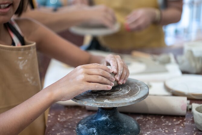Create and paint your own ceramic piece in a workshop in Athens - Painting your piece before it goes into the kiln