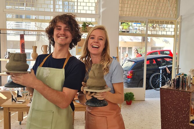 Create and paint your own ceramic piece in a workshop in Athens - The first hour: shaping clay by hand