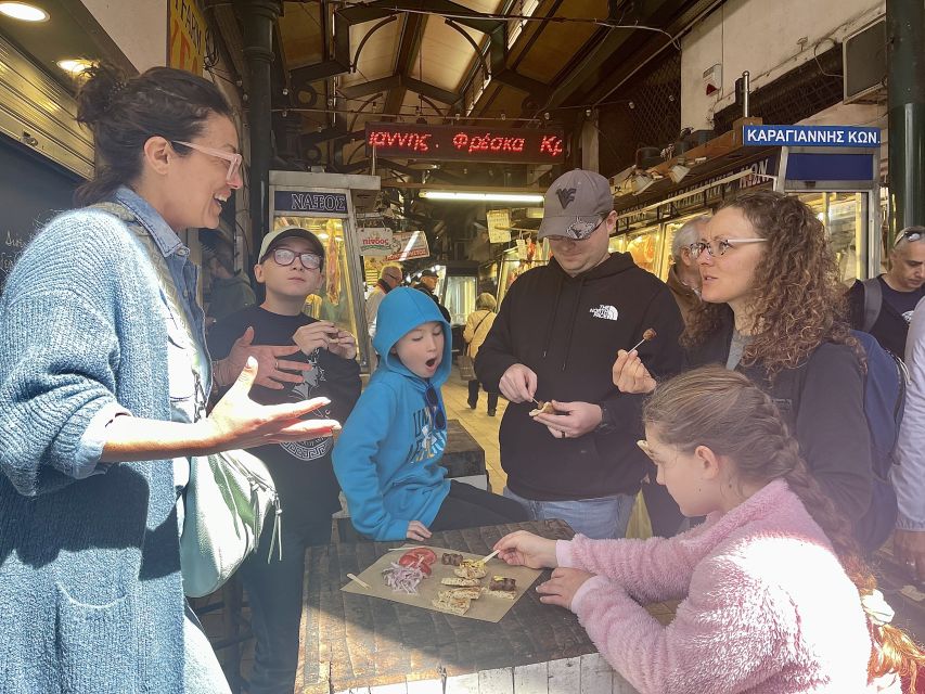 Delicious food tour for families 15+ iconic Greek foods - Starting at Acropolis Metro Station