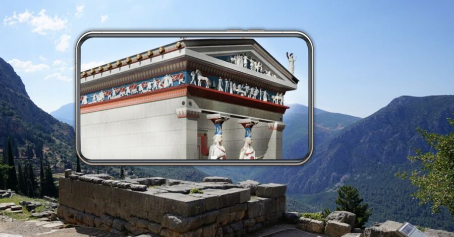 Delphi: Audiovisual self-guided tour with 3D models - Apollo’s Temple and the voice of Pythia