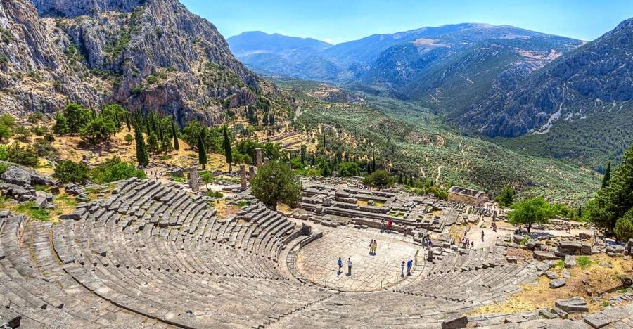Delphi Guided Walking Tour and Admission Ticket - Treasuries, theater, and the view across the valley