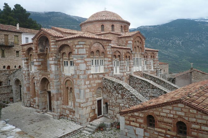 Delphi, Hosios Loukas Monastery full day private tour from Athens - Lunch with a view near Delphi