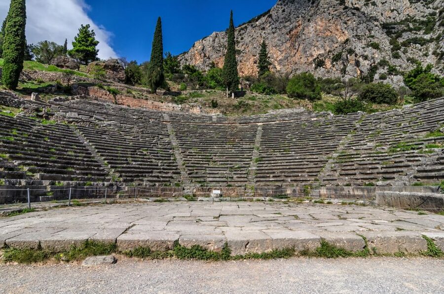Delphi Small-Group Day Trip From Athens - Athena Pronaia and the famous round temple site
