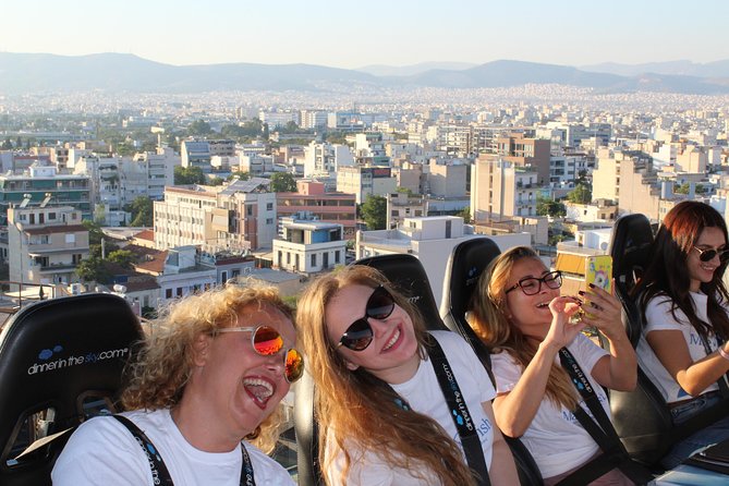 Dinner in the Sky Athens - The weather can change the experience