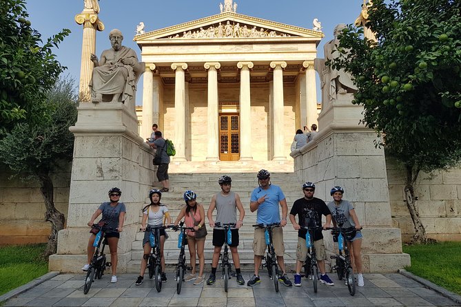 Discover the City e-bike day tours - The Academy of Athens and the grand civic center