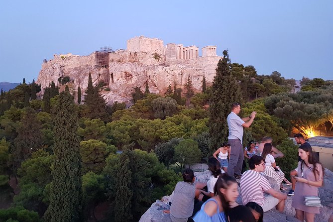 Discover the City e-bike night tours - The Temple of Olympian Zeus after sunset
