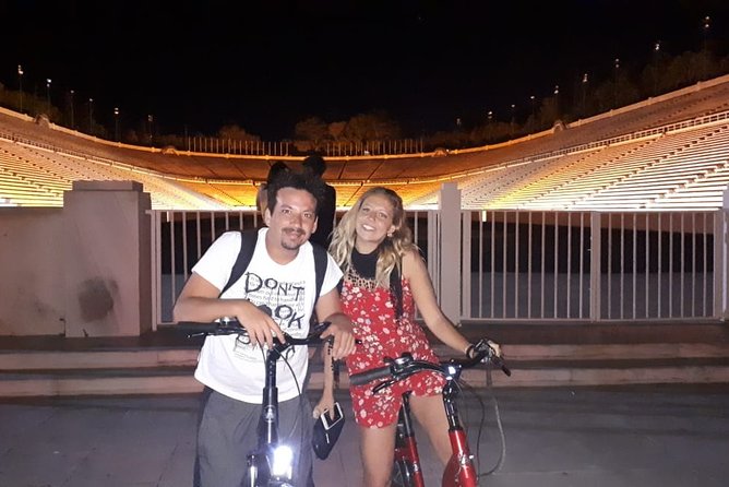 Electric Bike Tour of Athens by Night - Watching the guards at the Presidential residence
