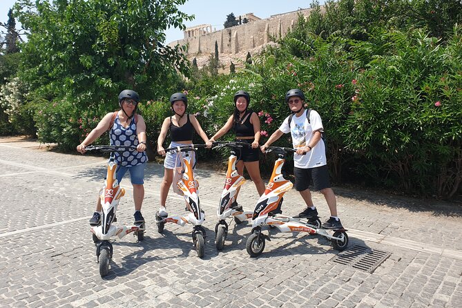 Electric Trikke Tour Adventure in Athens - Racing beside the Panathenaic Stadium