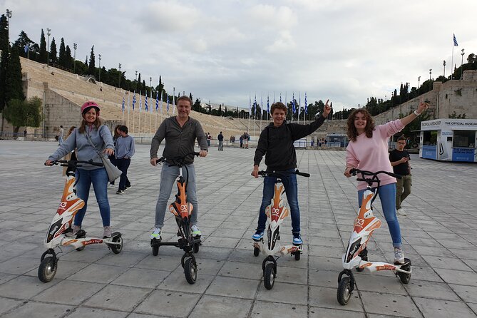 Electric Trikke Tour Adventure in Athens - Zappeion gives you room to enjoy the vehicle