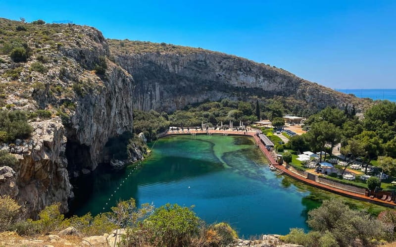 Exclusive Sunset Private Tour Cape Sounio & Athenian Riviera - A quick pause at Vouliagmeni Lake