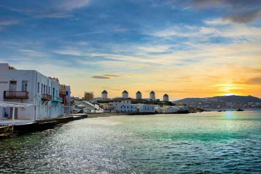 From Athens: 2-Day Santorini and Mykonos Trip - Five hours in Mykonos Town