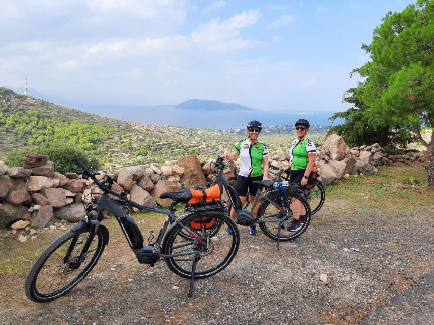 From Athens: Aegina Island E-Bike Tour with Ferry Tickets - Aphaia, the hilltop highlight