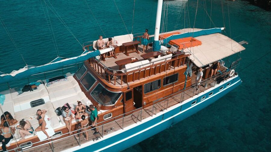 From Athens: Agistri, Moni & Aegina Day Cruise with Swimming - The return sail can be lively or quiet