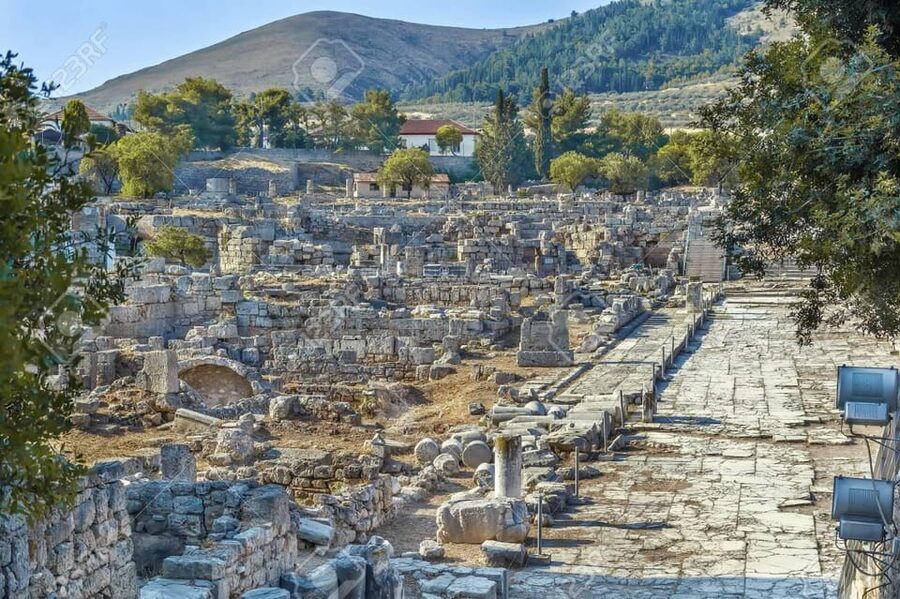 From Athens: Ancient Corinth and Canal Corinth Private Tour - Walking Through Ancient Corinth