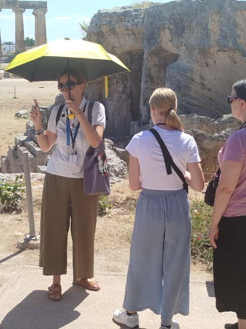 From Athens: Ancient Corinth Tour Official Guide & Tickets - Walking through Ancient Corinth