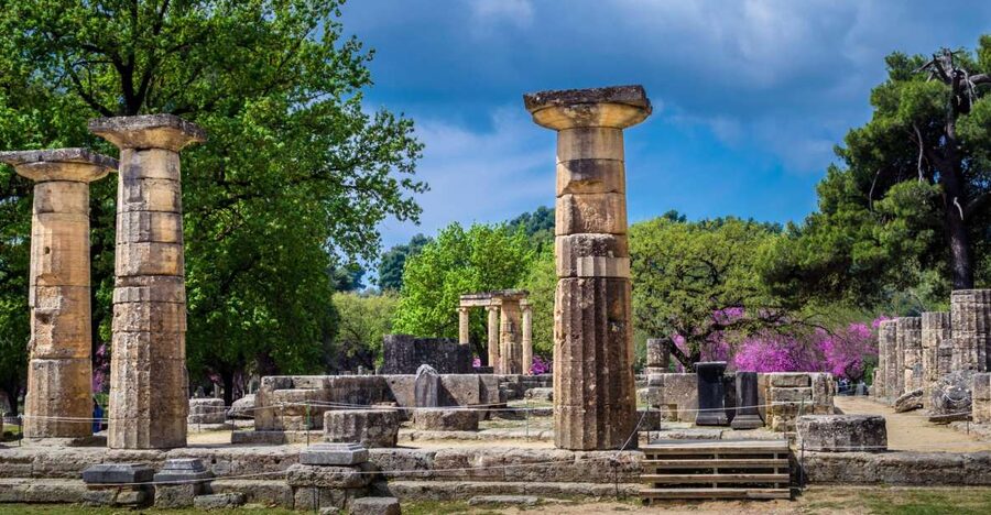 From Athens: Ancient Olympia Full-Day Private Tour - Walking through the sanctuary at Olympia