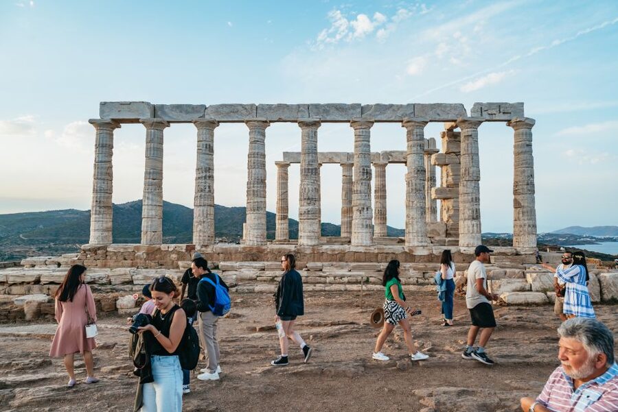 From Athens: Cape Sounion & Temple of Poseidon Half Day Tour - Arriving at Cape Sounion