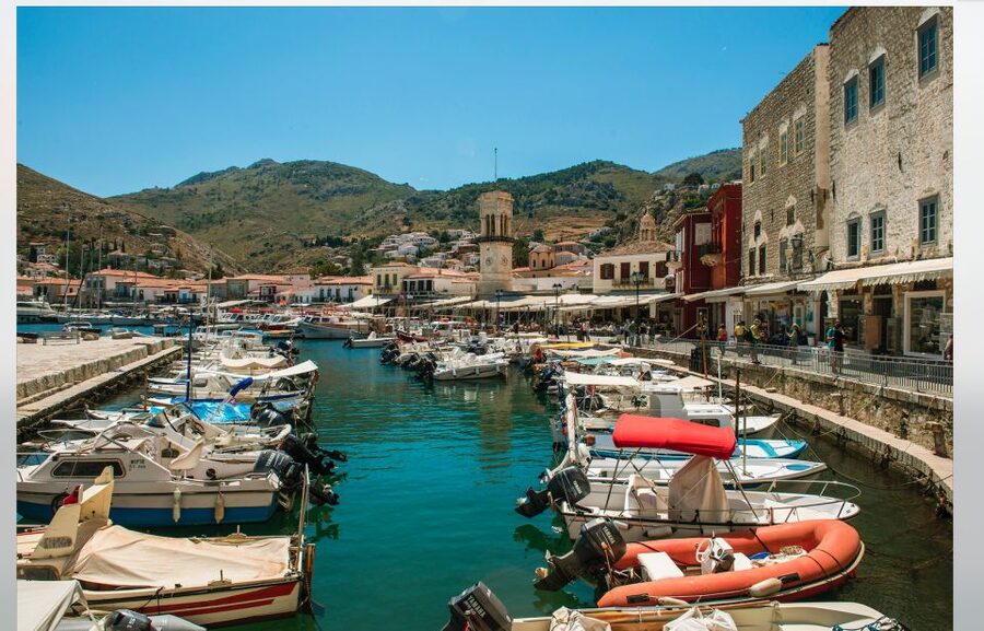 From Athens: Day Cruise of the Saronic Islands - Poros: pine woods, lemon trees, and the narrow strait