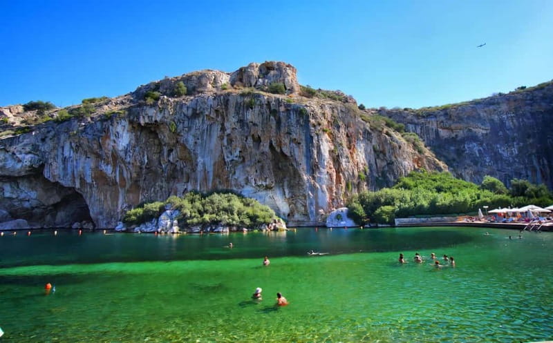 From Athens: Lake Vouliagmeni Spa & Temple of Poseidon Tour - Lake Vouliagmeni: calm water, fish, and a €16 to €19 entry fee