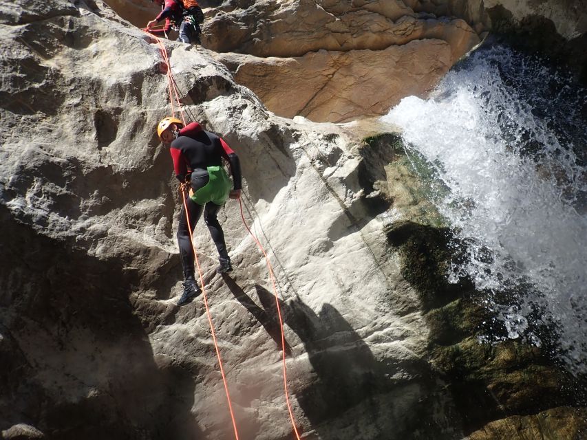 From Athens: Manikia Gorge Canyoning - Swimming in the natural pools