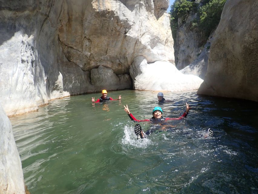 From Athens: Manikia Gorge Canyoning - River trekking beyond the main canyon