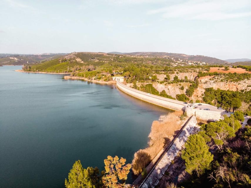 From Athens: Marathon Battlefield Half Day Private Tour - Marathon Lake and the impressive dam