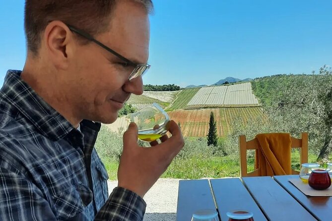 From Athens: Olive Oil Tasting, Olive Grove & Wine Experience - Learning what good olive oil tastes like