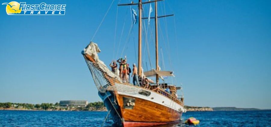 From Athens: One Day Cruise to Piraeus - Leaving Athens behind on a wooden sailboat