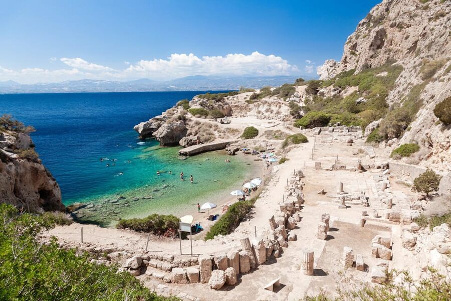 From Athens: Private Anc. Corinth, Temple of Hera, Blue Lake - Key points at a glance