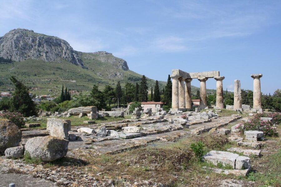 From Athens: Road Trip to Ancient Corinth on St.Paul's Steps - Crossing the Corinth Canal for the first memorable view