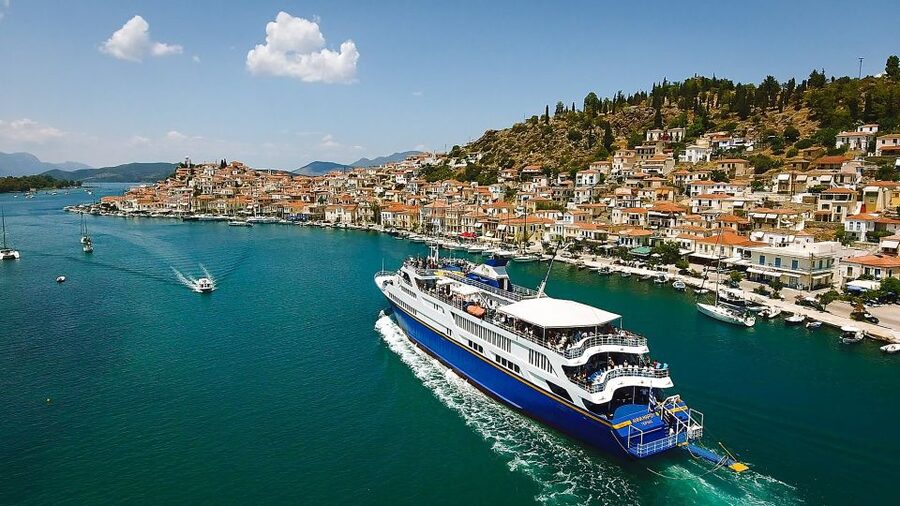 From Athens: Saronic Islands Full-Day Cruise with VIP Seats - Poros: a brief look at pine-covered hills
