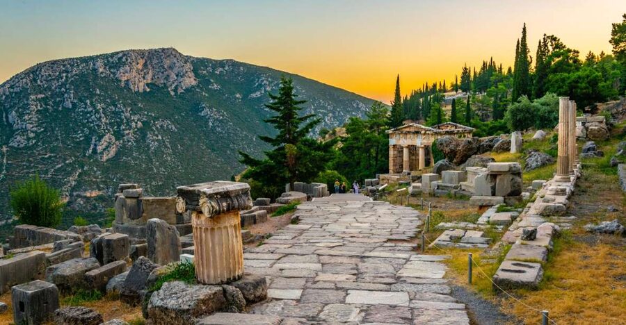 From Athens: Temple of Apollo and Oracle Delphi Day Trip - Entering Delphi, the ancient center of the world