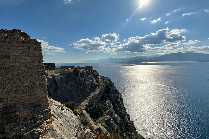 Full Day Biblical Ancient Corinth Canal Mycenae Epidauvro Nafplio - Palamidi Castle rewards the climb