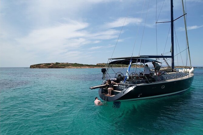 Full day cruise Aigina|Moni|Agkistri with traditional Greek feast - Greek BBQ aboard the yacht
