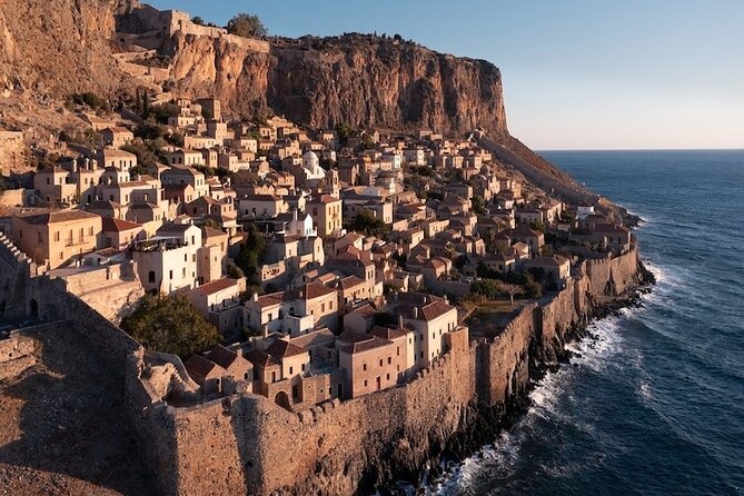 Full Day Private Tour to Monemvasia Medieval Fortress Town and Sparta - The Leonidas Monument and the Spartathlon connection