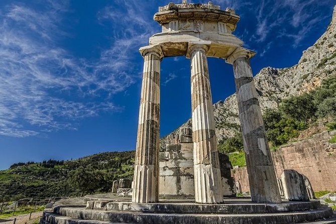''Full-Day Tour of Delphi-Byzantine Monastery of Hosios Loukas'' - The Tholos, Theatre, and Stadium