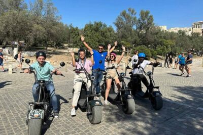 GoPro Adventure Tour in Acropolis area by E-Scooter