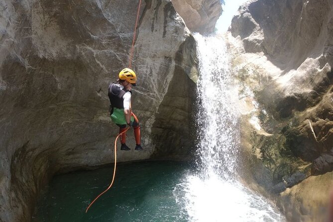 Guided Canyoning: Manikia Gorge with Lunch and Photos from Athens - Walking into the gorge