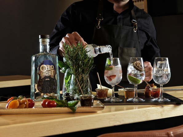 Guided Gin tasting experience in Athens with Snacks - Three Gins, One Clear Goal