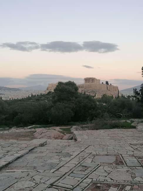 Guided walking tour of Acropolis with transportation - Walking up to the Acropolis