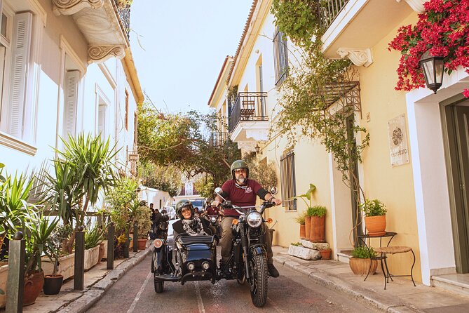 Half Day Sidecar Private Tour to Cape Sounio & Temple of Poseidon - Plaka brings you back to Athens