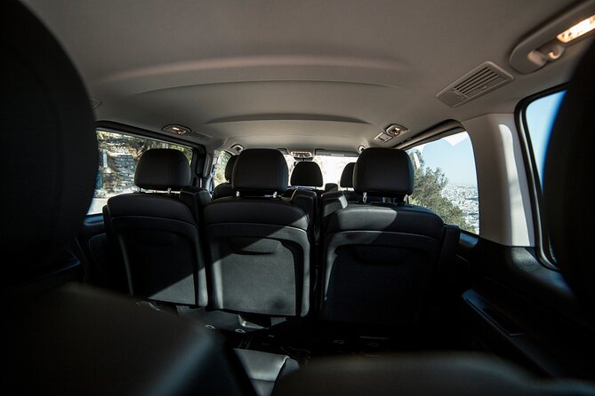 Lavrio port to Athens hotels Private arrival transfer - Luggage limits and group details