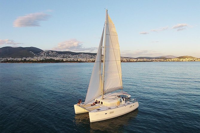 Luxury Catamaran Cruise from Athens with Traditional Greek Meal and BBQ - Greek BBQ served at sea