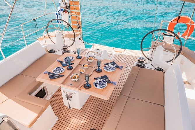 Luxury Catamaran Full Day Private & Greek Gastronomy in Athens - What is included on the boat