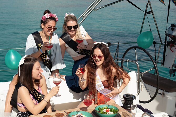 Luxury Catamaran Morning Private & Greek Gastronomy in Athens - Ydrousa: swimming beside a small island